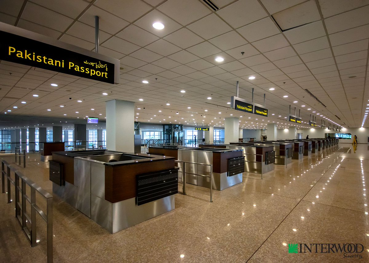 interwoodmobel's tweet image. The Islamabad International Airport is furnished with beautifully designed counters provided by Interwood to assist customers&apos; travel plans. #Interwood #IIAP #ARCOP #Airport #Architecture #Counters #Travel #Islamabad_International_Airport #InterwoodCorporateProjects