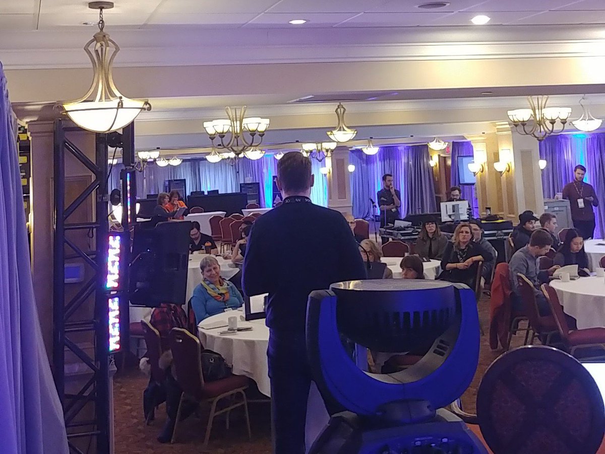 nsmwfest's tweet image. Another day of conferences at #NSMW2018 has begun.
#nocturnalcitiesns is about the nightime economy and how we can improve nightlife for artists, patrons, and other night owls. We have experts from around the world sharing their perspectices and driving great conversations.