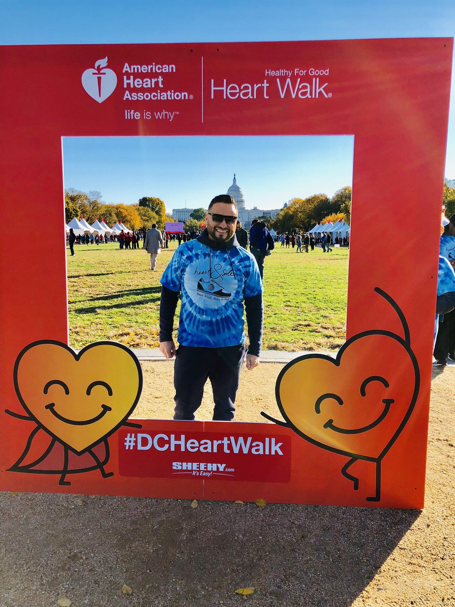 #DCHeartWalk @HeartOfGWR  @MidAtlStatesREx #LifeATATT #M0DSquad 👊🏽