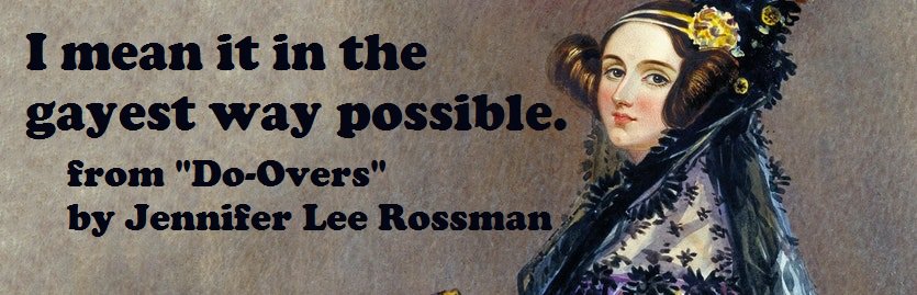 JenLRossman's tweet photo. Time traveling bisexual dork tries to woo Ada Lovelace.

Do-Overs, on @queerspectrum https://t.co/TzzJaGW7vu
also listen-able on @GlitterShipSF https://t.co/P0PFDOVBcL https://t.co/MmwK8h5VsX