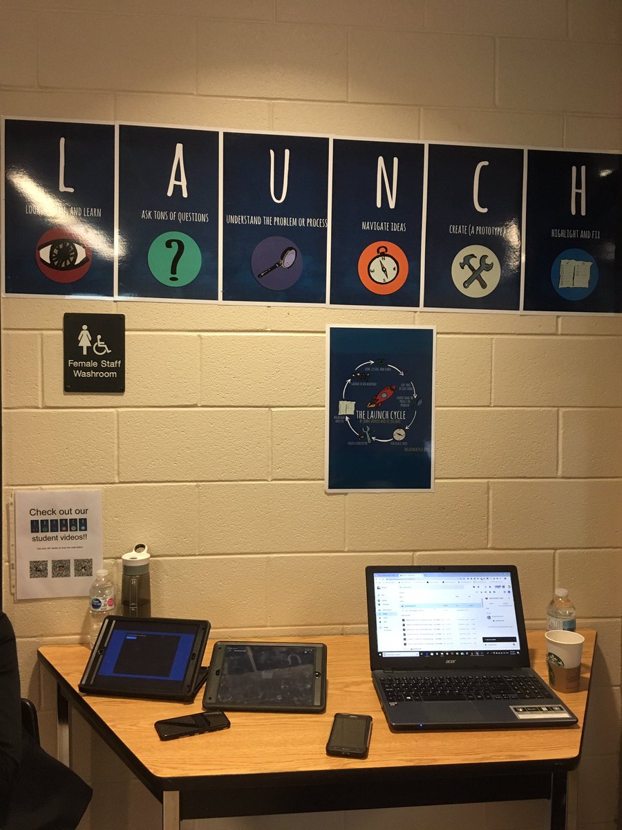MsD_EA's tweet photo. What is the LAUNCH Cycle? π Come and see us @EML2018 #TPPSLAUNCH @TonyPontesPS @PeelSchools @ajjuliani @spencerideas https://t.co/Wh8BDLf5Jq