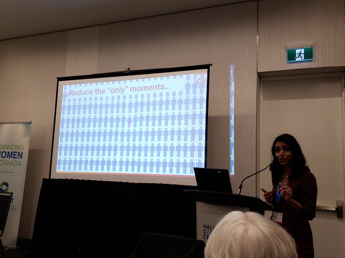 Thank you to our Techimpact member  <a href="/CGI_Global/">CGI Global</a>  for your strong messages. What a start! Reducing the "only" moments. You have grabbed our attention at <a href="/cancwic/">CAN-CWiC</a>