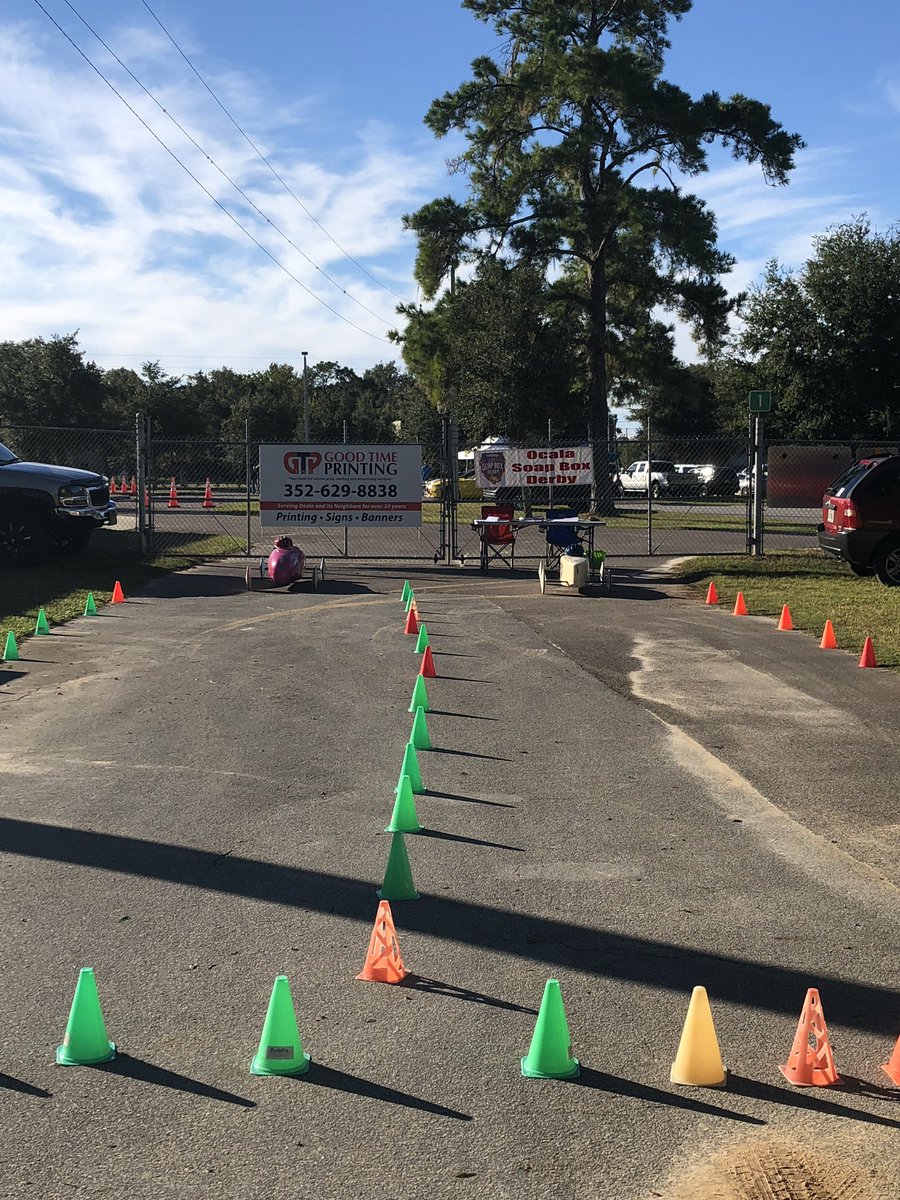 BHSTaddeo's tweet photo. Ocala Soap Box Derby at Marion County Chili Cook Off! #gravityracing #STEMlearning #OSBD https://t.co/2LhAsXgqid