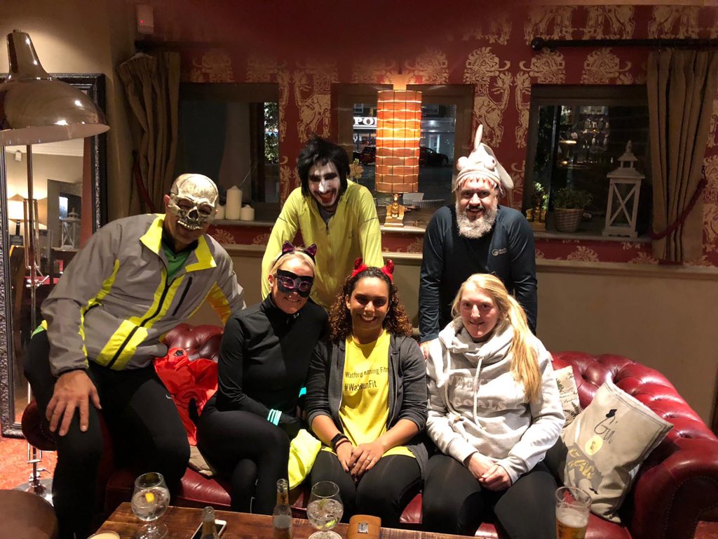 connorssportsp's tweet photo. Some spooky fun at this weeks #Halloween edition of our Monday Night Social Run. Well done to everyone who came and enjoyed a chilling dash through whippy woods! πππ»π¬πΊ #WatRunFit https://t.co/CKOs3oOxRG