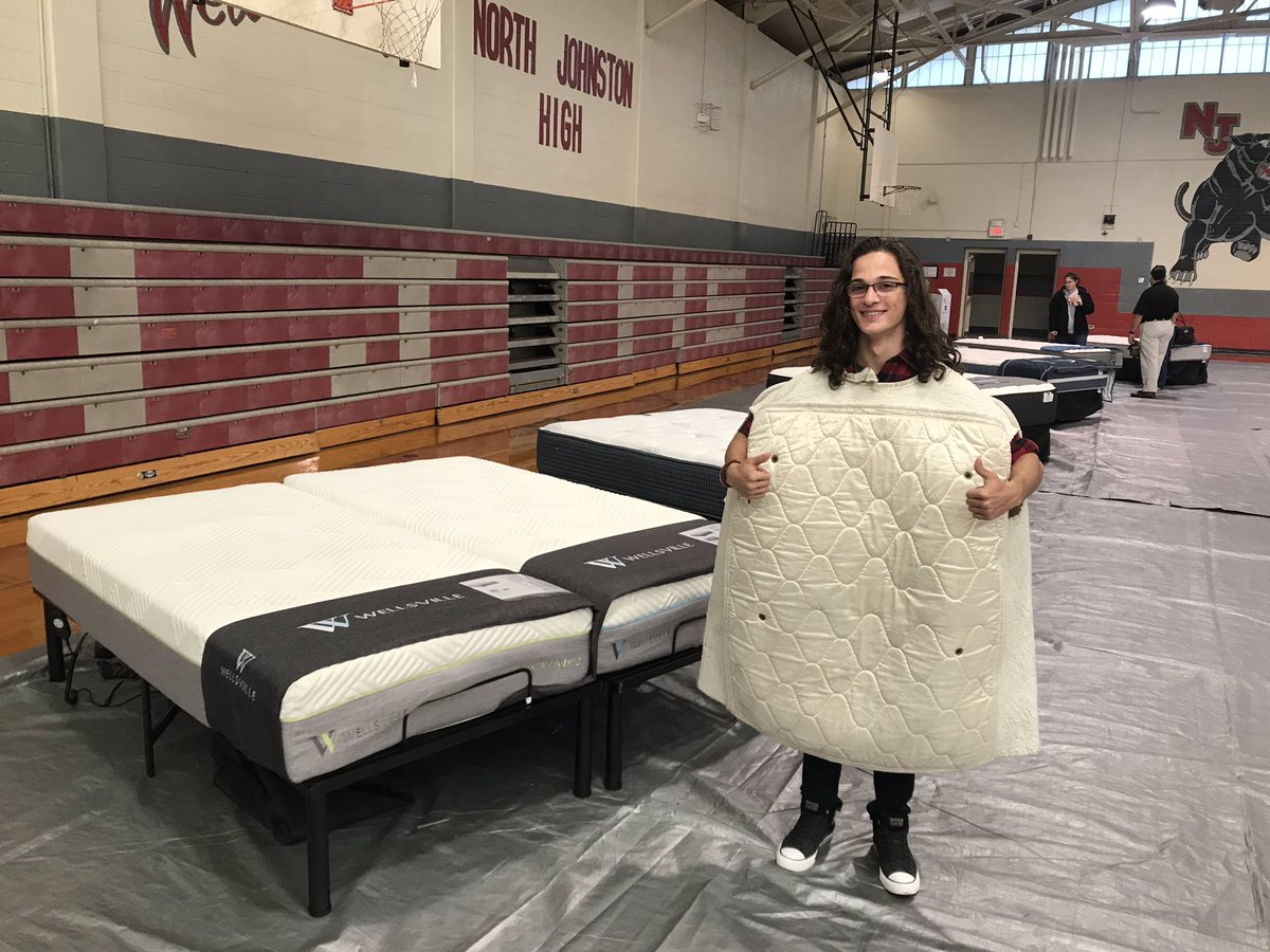 The <a href="/NJHS_Panthers/">North Johnston High</a> Band and <a href="/NoJoChorus/">NoJoChorus</a> Mattress sale has begun! Come out and support the students, and your Back! #sleep