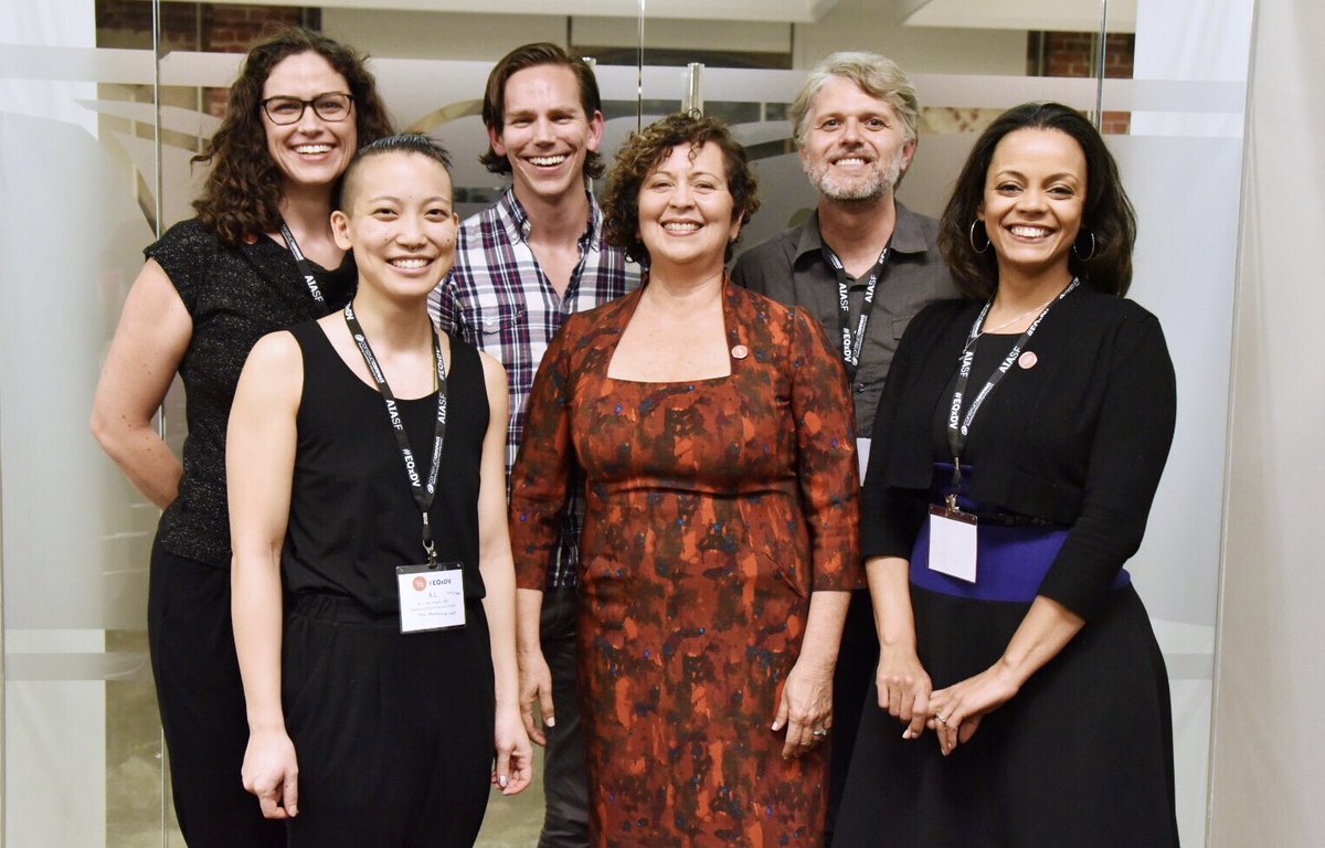 Reporting today from #EQxDV, which kicked off with storytelling by <a href="/a_l_hu/">A.L.</a> @BeauFrail Damaris Hollingsworth and Sandra Vivanco. By their successes and smiles, you might never suspect the obstacles they faced to get their feet into architecture