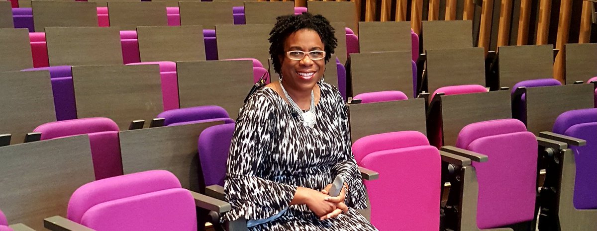 GEMFellowship's tweet photo. Dr. Marquita Qualls @DrQualls is ready to welcome students to the #GEMGRADLAB @Northeastern, early on a Saturday morning in rainy Boston. She will be leading this morning's "Why Graduate School" segment. #ThinkBigDiversity #GradSchool #GetAPhD https://t.co/QuKMLnI4Tq