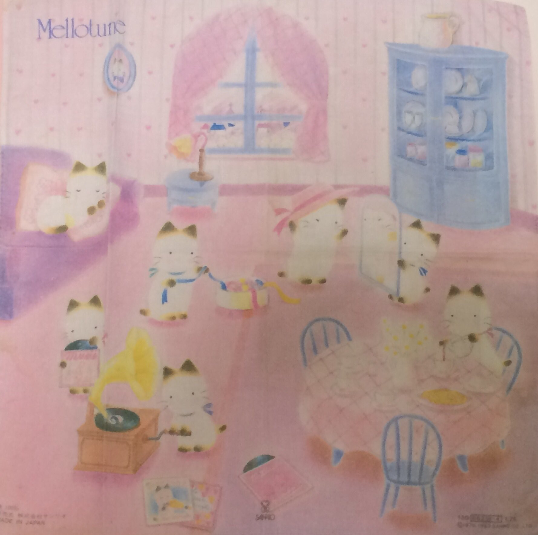 1979年製メローチューン日記帳mellotune初期サンリオ昭和レトロ猫グッズ 1979年製メローチューン日記帳mellotune初期サンリオ昭和レトロ
