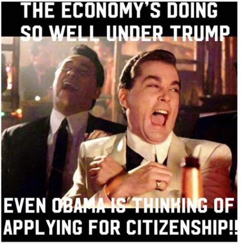 🚨🚨🚨🚨🚨 Breaking News!!!! In what may be the most poignant economic indicator yet, even Barrack Obama is considering applying for citizenship! #LessManThanMichelle