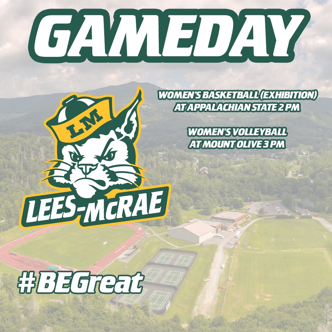 LMCBobcats's tweet photo. IT’S GAME DAY! @LMCWBB takes on Appalachian State in their Division I exhibition at 2 pm, while @LMC_WVB battles Mount Olive in their regular season finale at 3 pm! Video and live stats for 🏐 will be available at https://t.co/FdzbQ2cIxU. Good luck to both teams #BEGreat https://t.co/qjSemH37aW