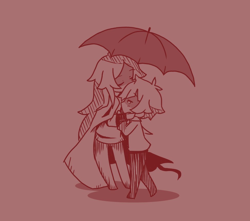 「雨の日に」
問・雨は降っていたか?

#澁敦版深夜のお絵描き60分一本勝負 