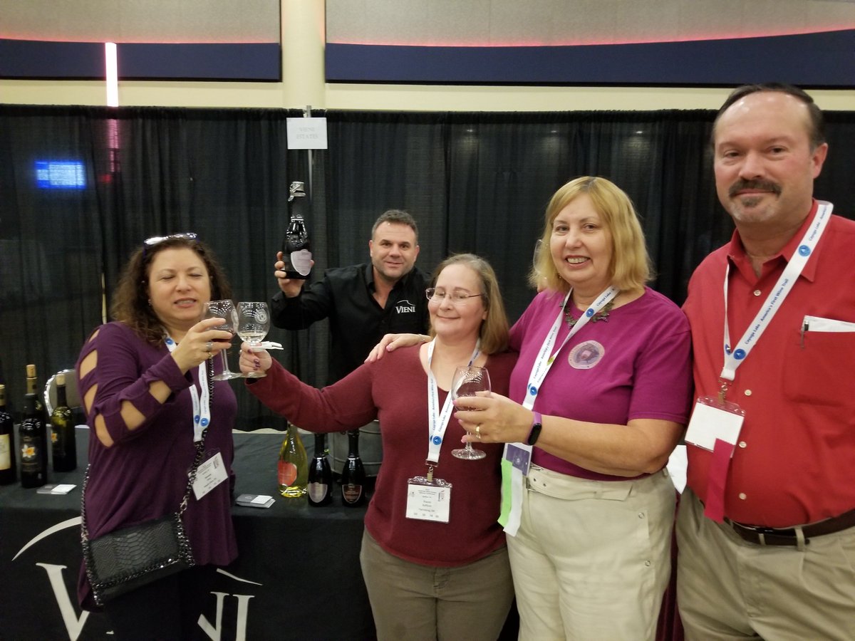 Last night Vieni Estates at the American Wine and Spirits showcase in Buffalo, NY. Fun was had by all!