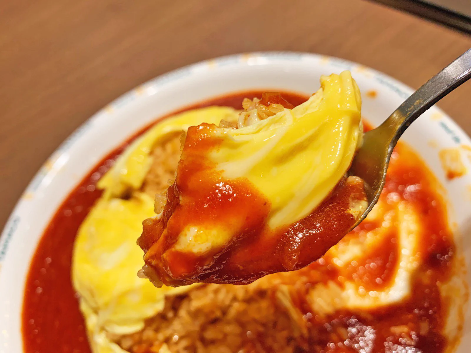 かわいいwwwドレープ型のオムライスのようです!美味しそうwww