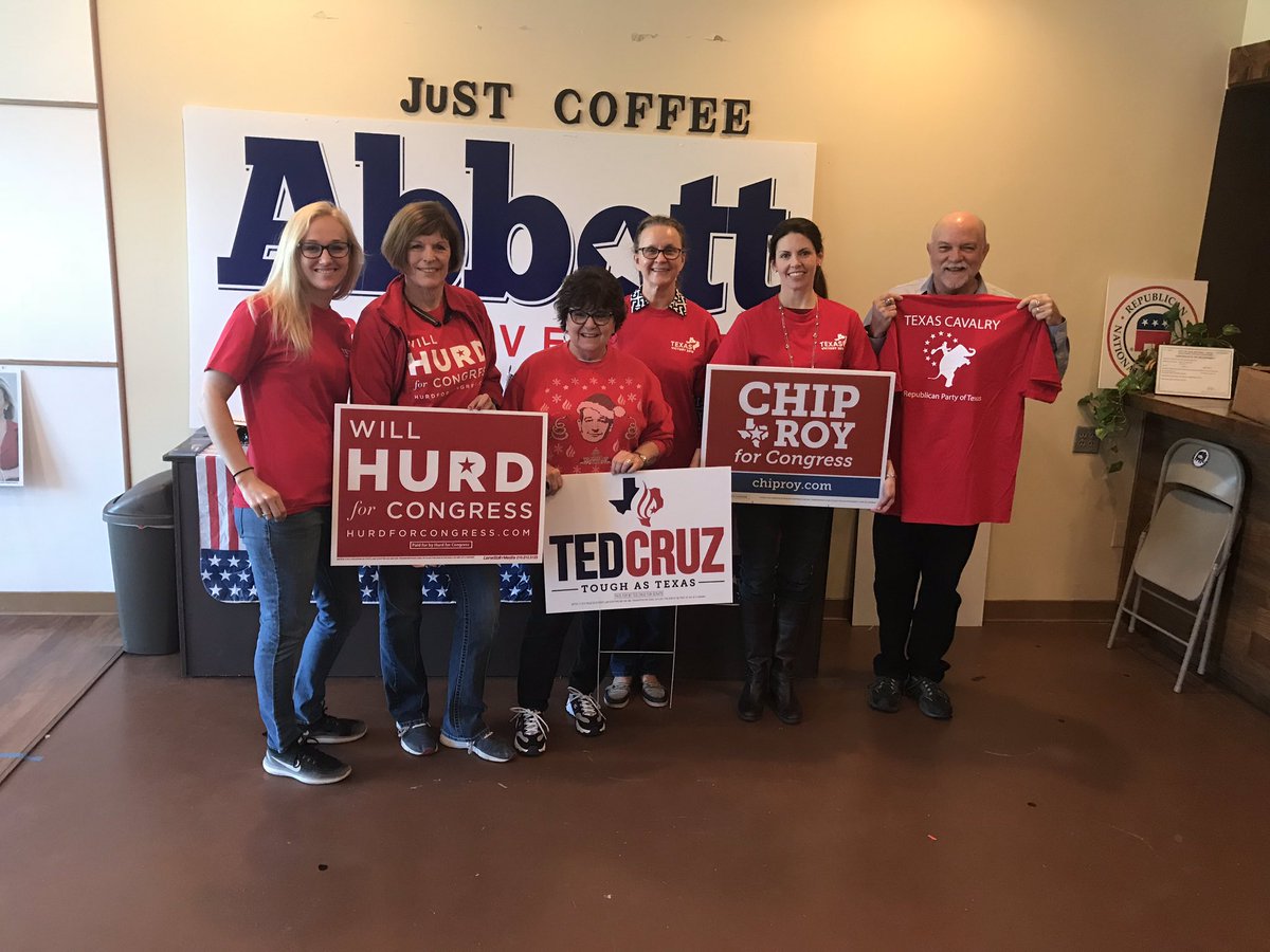 RachelKern19's tweet photo. Team #TXCavalry in San Antonio is off to knock doors on this beautiful Saturday! #leadright #keeptexasred https://t.co/xX9TXyLHnD