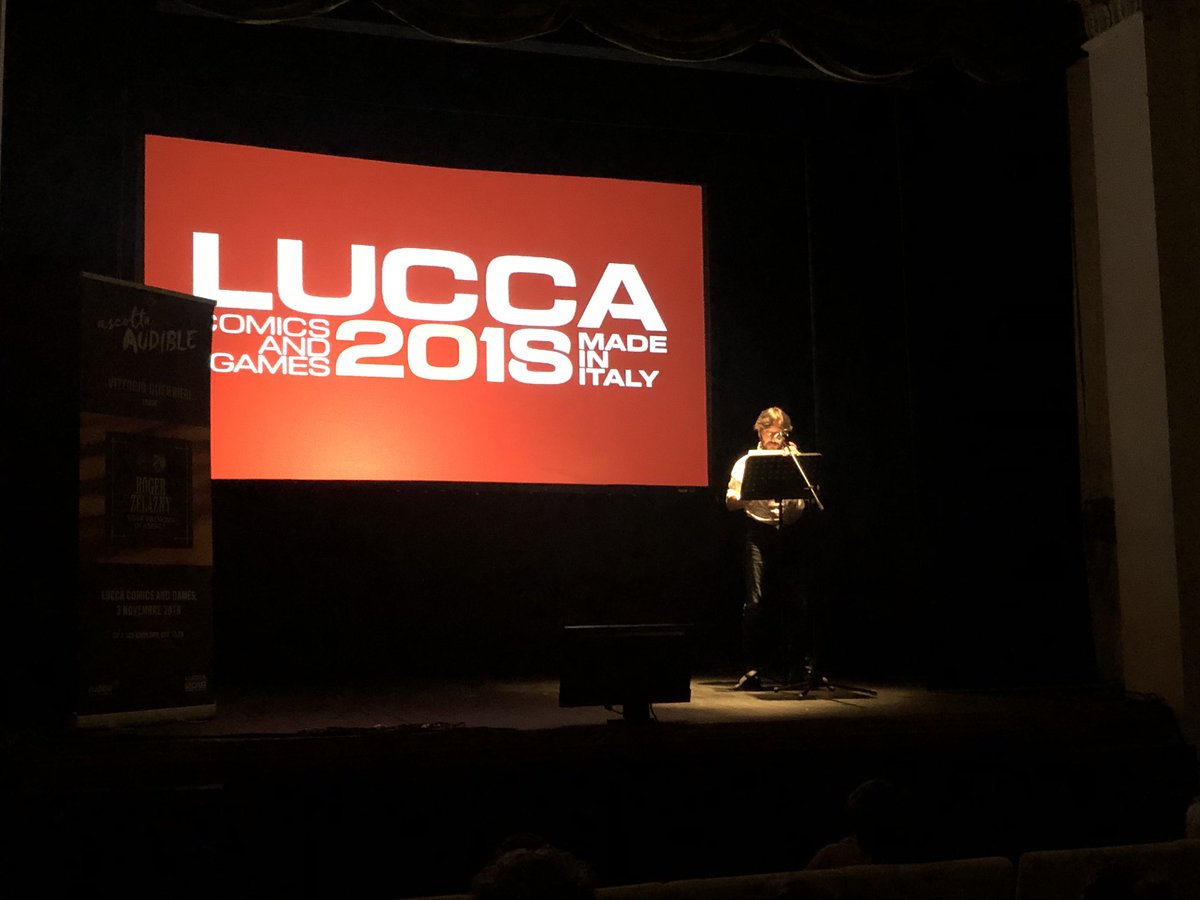 Audible.it (@audibleit) on Twitter photo Vittorio Guerrieri legge “Nove Principi in Ambra” al Lucca Comics&Games 2018.
<a href="/LuccaCandG/">Lucca Comics & Games</a> #LuccaCG18 Vittorio Guerrieri legge “Nove Principi in Ambra” al Lucca Comics&Games 2018.
<a href="/LuccaCandG/">Lucca Comics & Games</a> #LuccaCG18