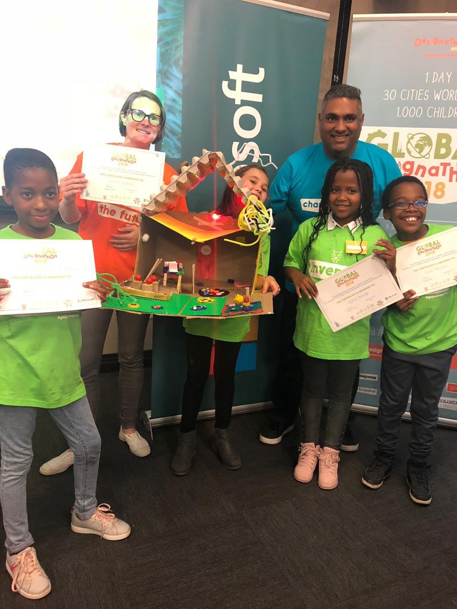 The 11 Groups have all presented their projects after a busy day. Some HUGE creativity &amp; innovation. Building skills, building the future. #globaldesignathon #GCD2018 #innovation #AI #sustainability