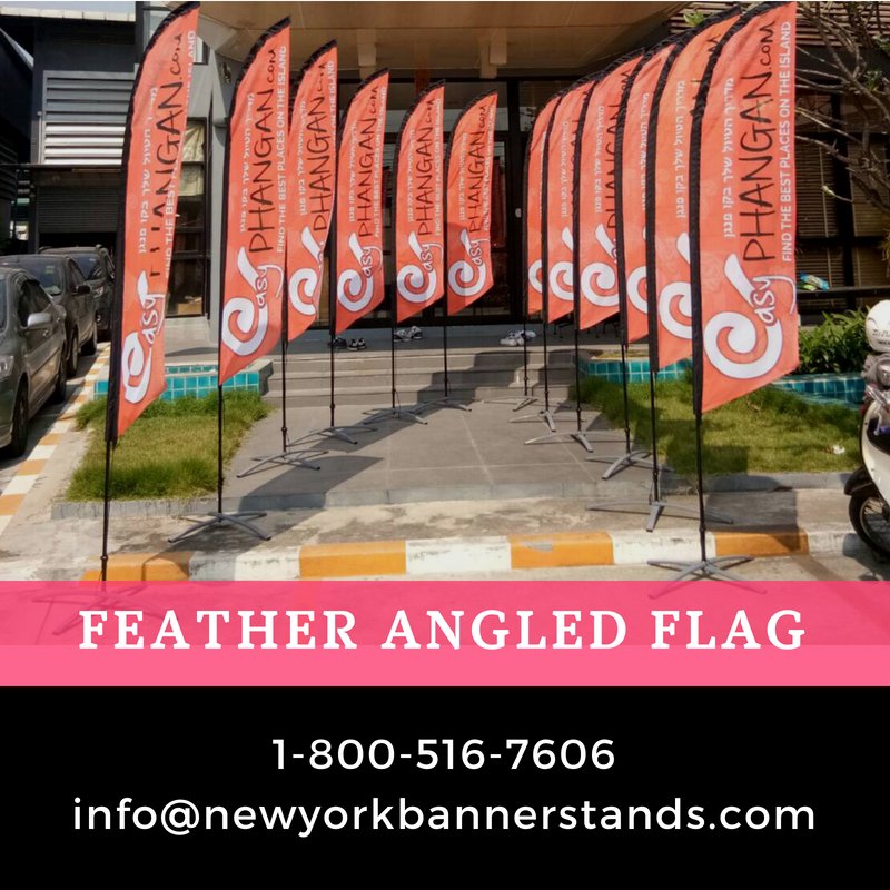 NYBannerStand's tweet image. The #FeatherAngledFlag is suitable for indoor and outdoor events. Order it on newyorkbannerstands.com/feather-angled…
#CustomPrintedFlags #PrintingService #HighQualityProduct #BestSellers