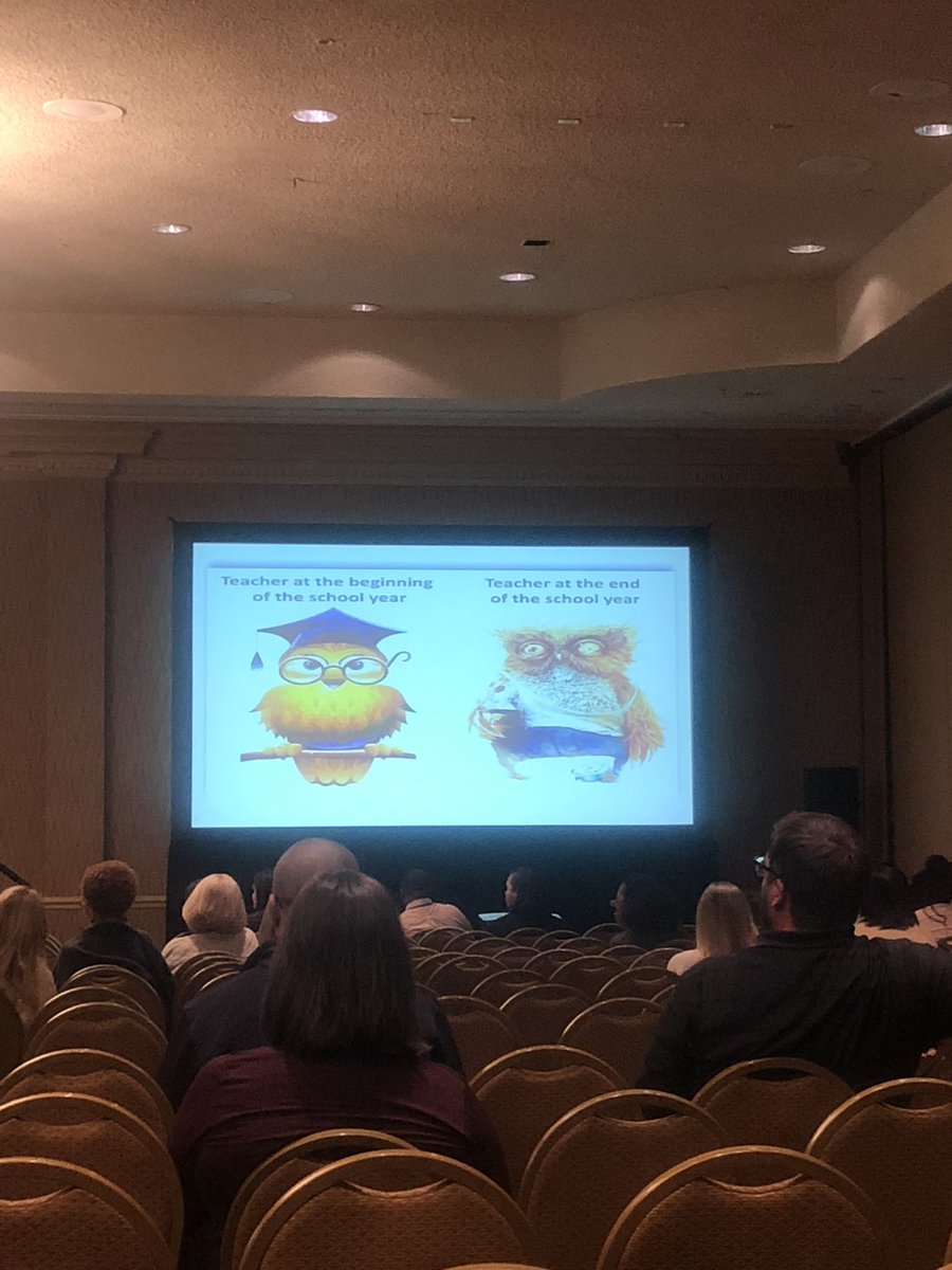 Teacher burnout explained in one slide! <a href="/ILASCD/">IL ASCD</a> #ASCDCEL