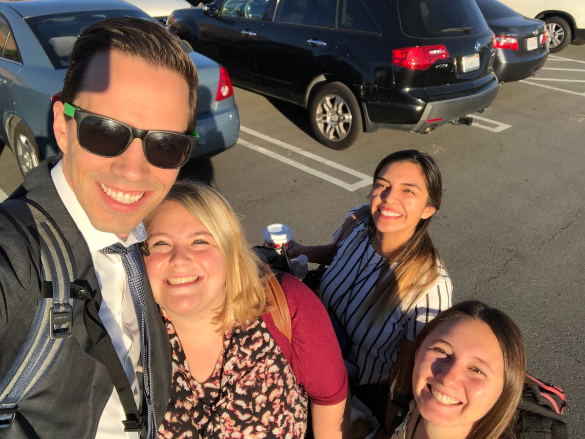 I've taught them well!  Love the excitement in my students' faces running into <a href="/ddmeyer/">Dan Meyer</a>.  He's really changed the game in inspiring and preparing these future math teachers.  #superfans #cmcmath