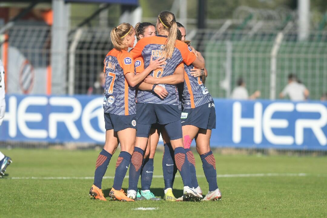 MontpellierHSC's tweet photo. ✅ MHSC 2-0 Paris FC

C’est terminé ici à Grammont !
Nos #FémininesMHSC se sont imposées cet après-midi sur le score de 2-0 !

⚽️ @GauvinValerie
⚽️ @Clarisse_Lb 

#FémininesMHSC 🔶🔷
#MHSCPFC ⚡️ https://t.co/8Z2T8wKjOn