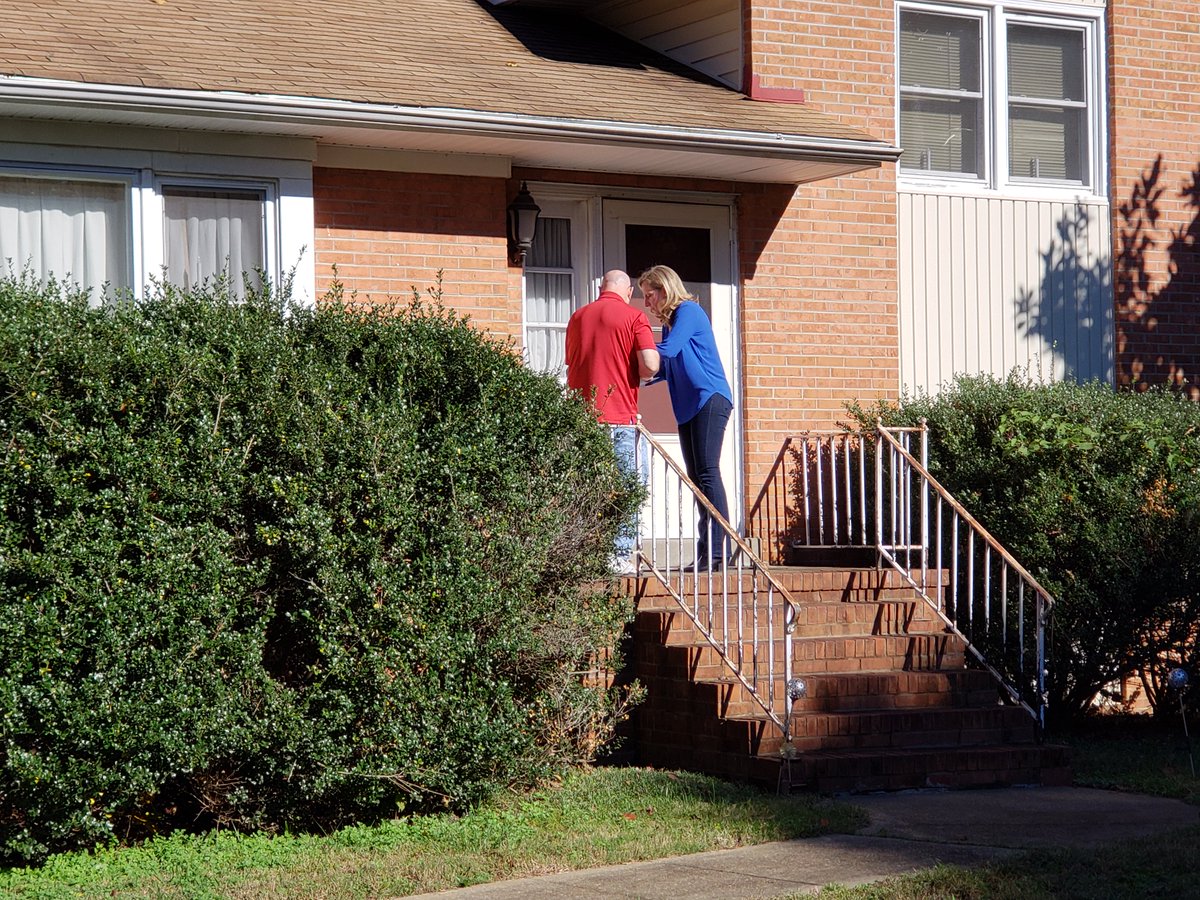 SpanbergerForVA's tweet photo. Canvassing in Henrico. #VA07 #GOTV #TeamSpanberger https://t.co/SpwfnxBxg9
