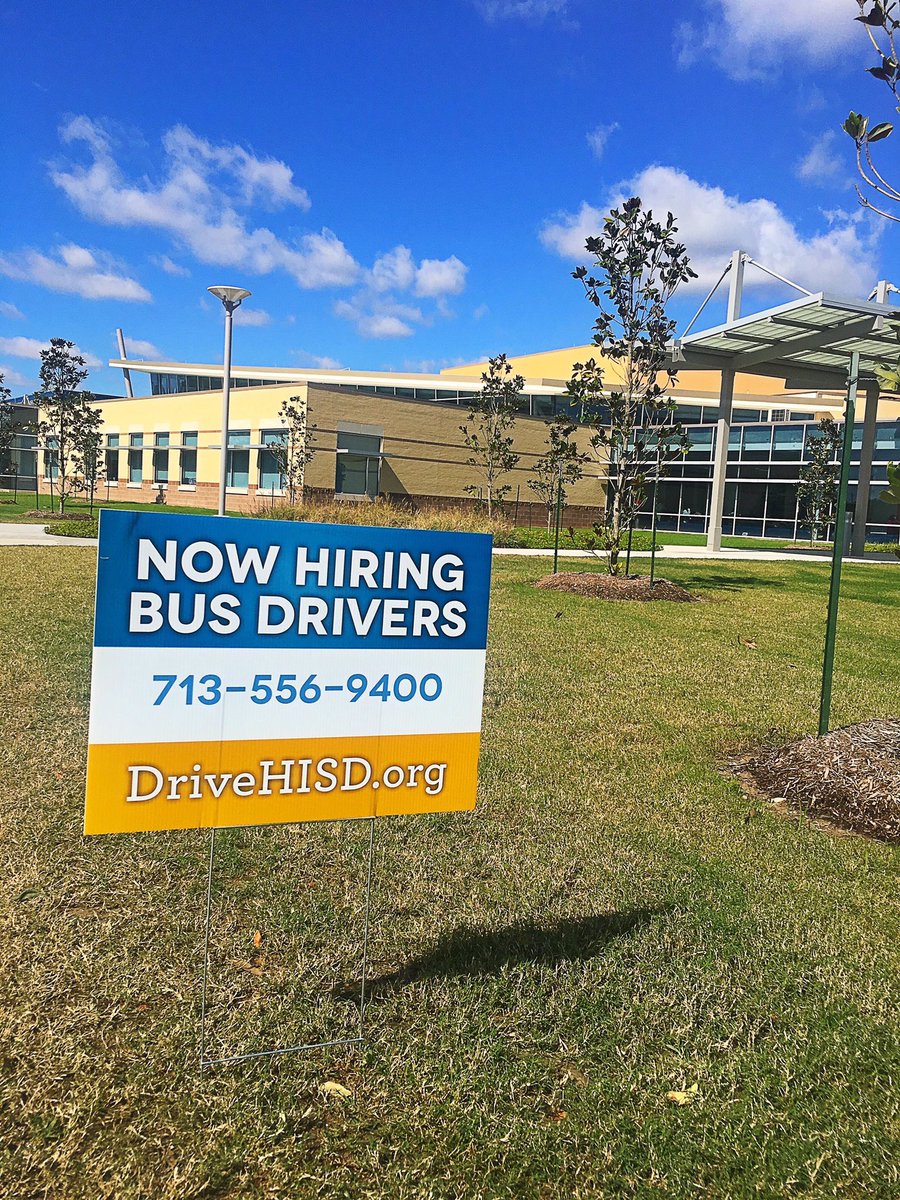 There’s still time⌚️to update your resumé. This time next week we’ll be hosting our Bus Driver Job Fair at the new <a href="/BTW_Houston/">Booker T. Washington</a> <a href="/btw_hsep/">BTW HSEP Magnet</a> from 9 a.m. to 12 p.m. We hope to see you there! 🚍#HISDTransportationServices #nowhiring