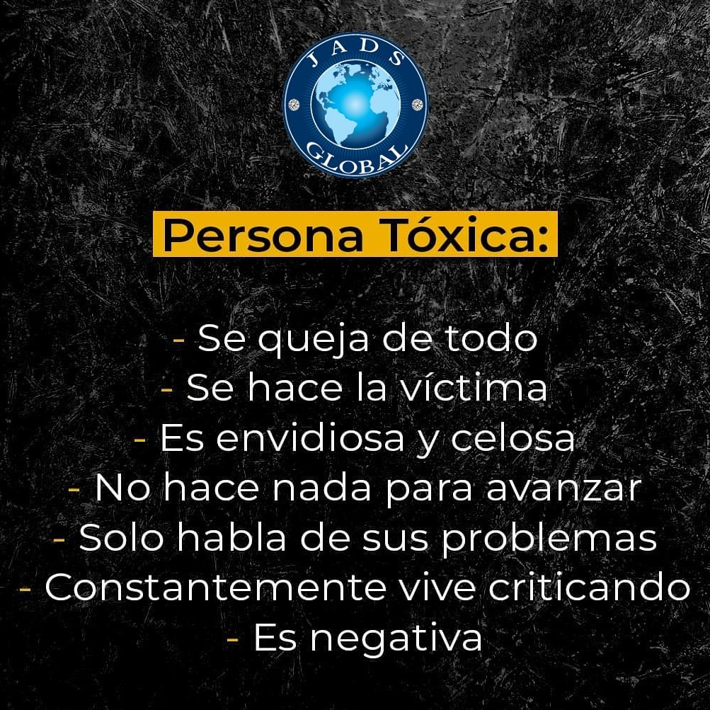 jadsglobal's tweet photo. Saca a esa personas de tu círculo de amistad con esa actitud.
Más #TipsDDia con #jadsglobal #1SabioDijo #experto #oportunidad #Frasesddia #Exito #Emprendedor #frases #Bussines #Liderazg https://t.co/SPj5fGAKYs