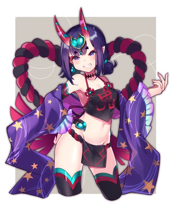 ハロウィンイベ、酒呑ちゃん表情すこすこすこ
#FGO 
#FateGO 
