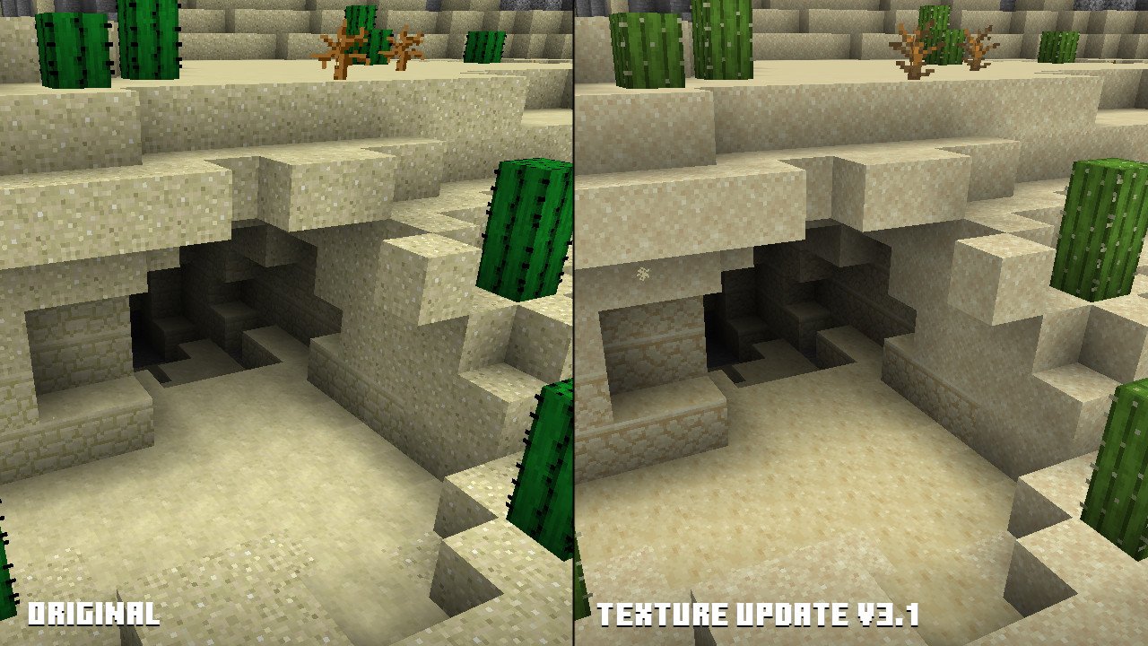 Minecraft We Spoke To Jasperboerstra About The New Minecraft Textures Java Players Can Download Version 3 Of The Texture Pack From T Co Bjdlbjkvdw Today And It S Coming Very Soon To Bedrock