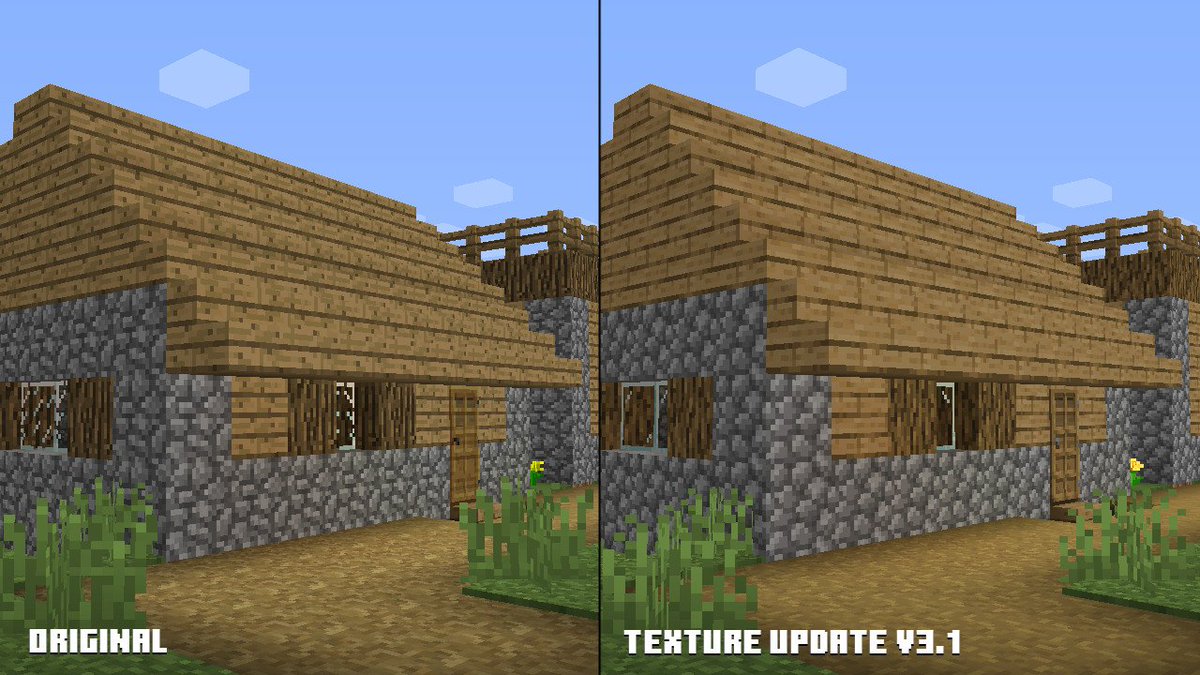 Minecraft: Old vs New Texture Pack Comparison