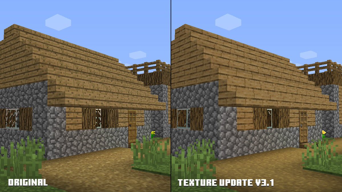 We spoke to @JasperBoerstra about the new Minecraft Textures! Java players can download Version 3 of the texture pack from Minecraft.net today, and it's coming VERY SOON to bedrock! minecraft.net/article/try-ne…