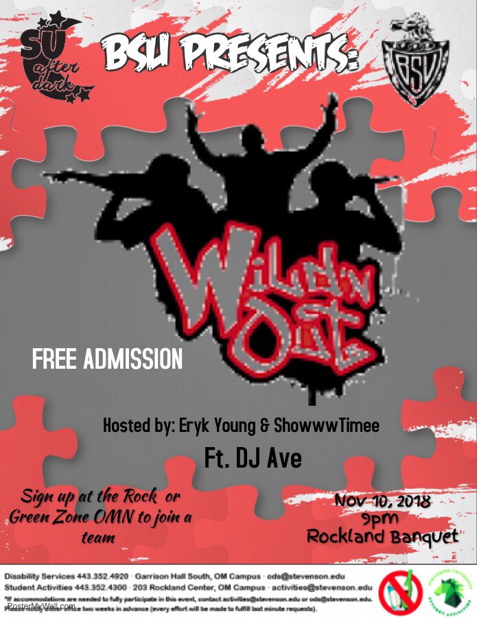 BSUatStevenson's tweet photo. Did we mention our very own BSU Allure Models are featured as wild n out girls? 😍 https://t.co/ngW1RREAPu
