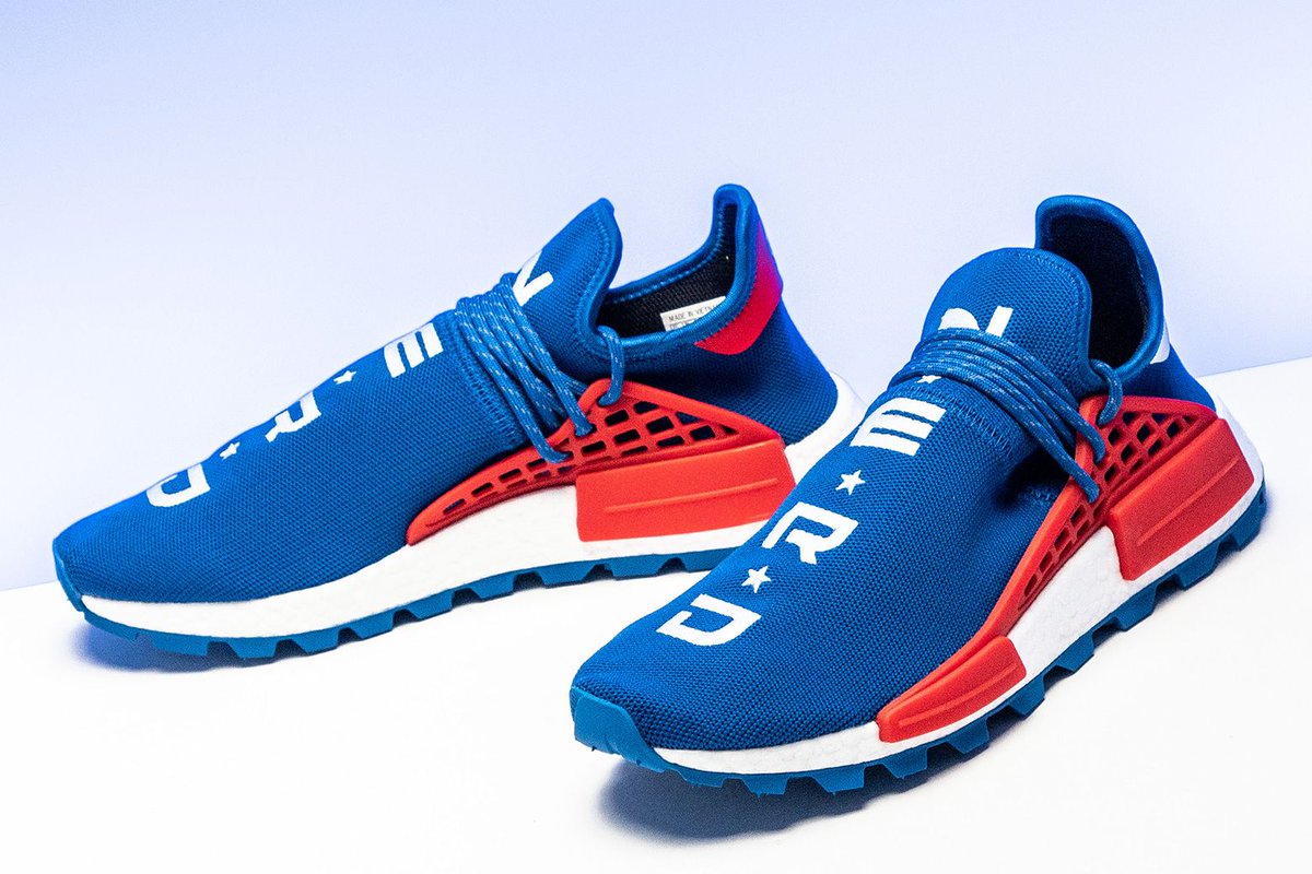 stadiumgoods's tweet photo. Even if you don't make it to ComplexCon, you can still pick up the N.E.R.D. x Pharrell x adidas NMD Hu that was created exclusively for this year's event.

https://t.co/nXC1jJ8LrH https://t.co/A9OW4QmT5P