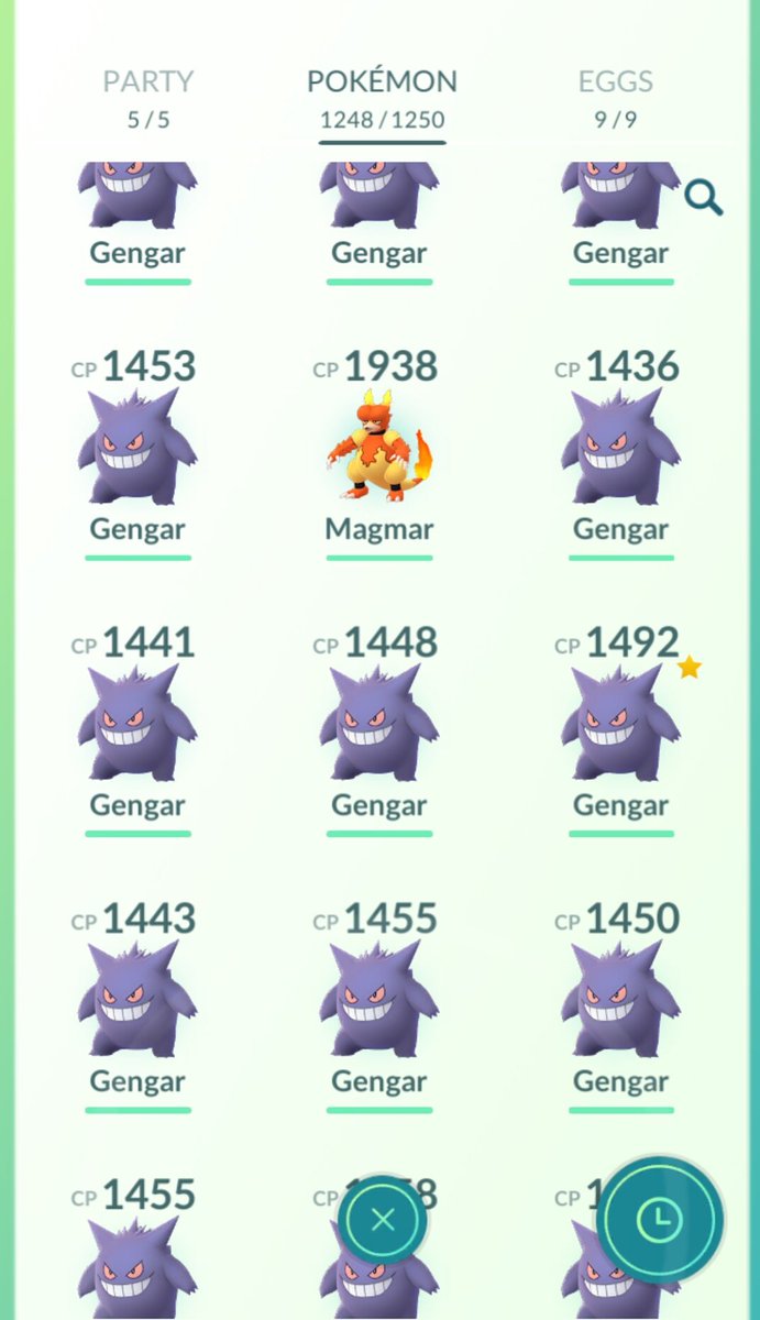 masters_poke's tweet photo. I hate u @NianticLabs @PokemonGoApp @NianticHelp #pokemongo #noshinyluck https://t.co/U0C444v5gx