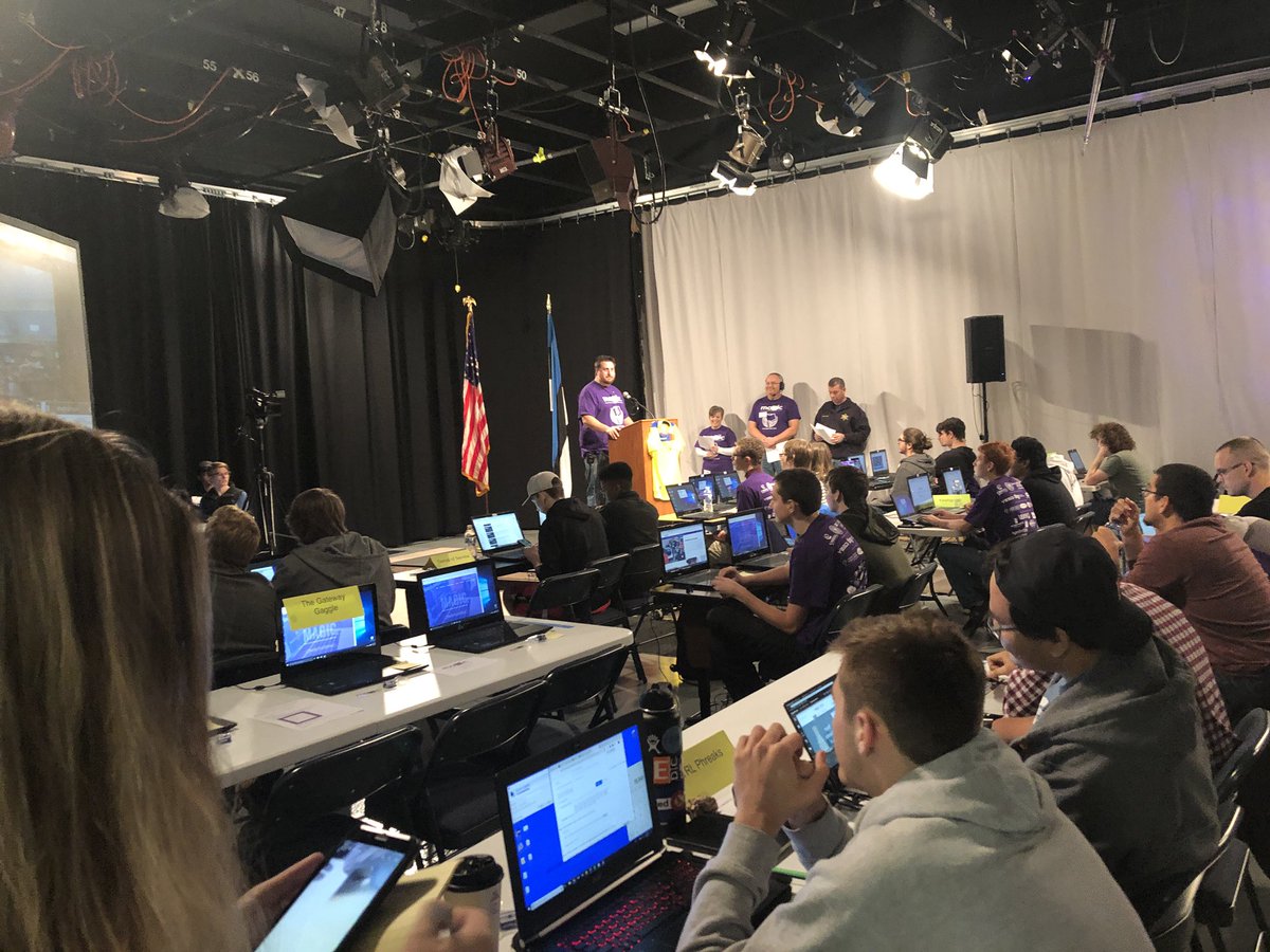 CMC_Carroll_MD's tweet photo. @MAGICWestMD Capture the Flag event is underway! Students at 11 different locations across 4 different time zones are competing and CMC Is the main arena! Follow along with our live stream of the #CTFMAGIC today on Cable Channel 19.  https://t.co/T8sLpdXwLW https://t.co/dWR8eGsOfH