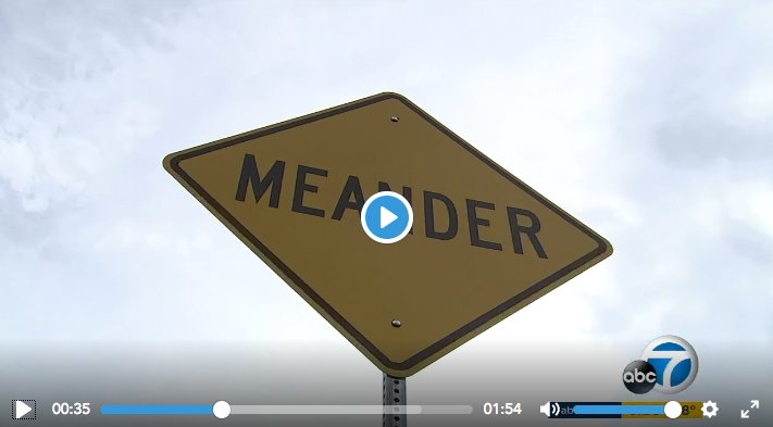 Join us tomorrow as we 🚴‍♀️ with the artist Scott Froschauer Art and ✔️out   his public art installation, The Word on the Street, abc7.com/2654132/ via @abc7 in Glendale.  11/4, 10 am, Glendale Central Park. Presented by <a href="/BikeMetro/">Metro Bike</a> RSVP: tinyurl.com/y9tyep2b @estolanolesar