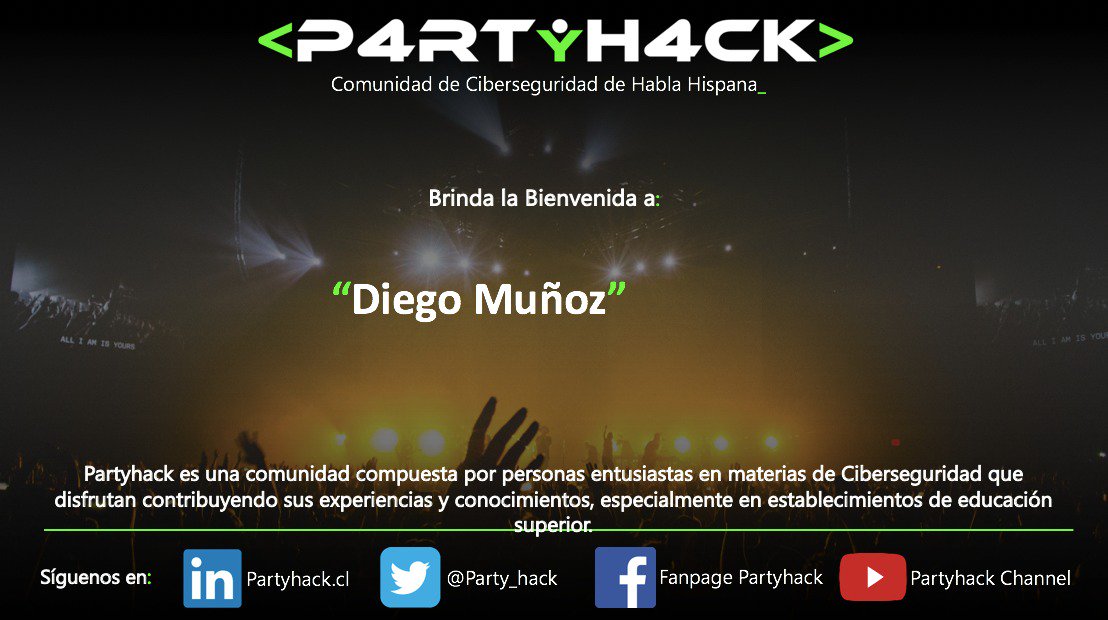 DM20911's tweet image. Desde hoy un nuevo desafío como miembro de esta comunidad #PartyHack. Espero estar a la altura. :)
@Party_Hack
