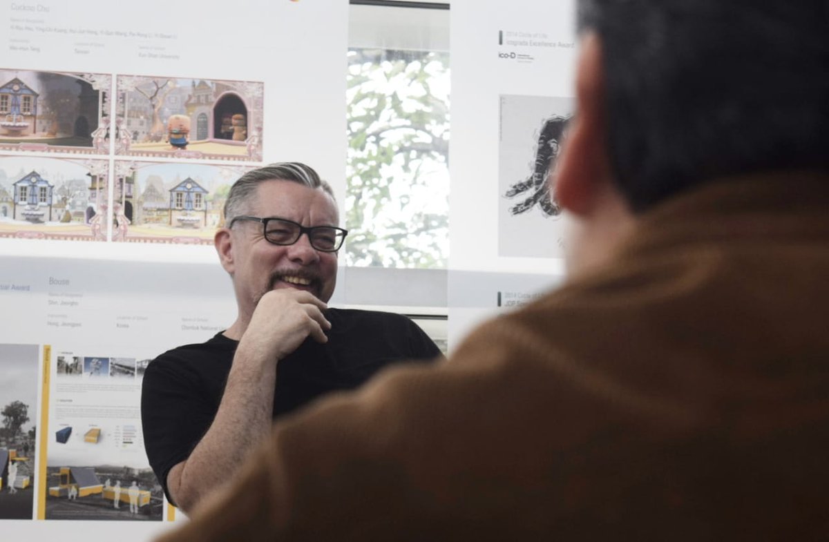 bienalcartel's tweet photo. #CID2018 | Neville Brody tuvo un Meet and Greet con asistentes del Congreso Internacional de Diseño. https://t.co/4BJtsxY01h
