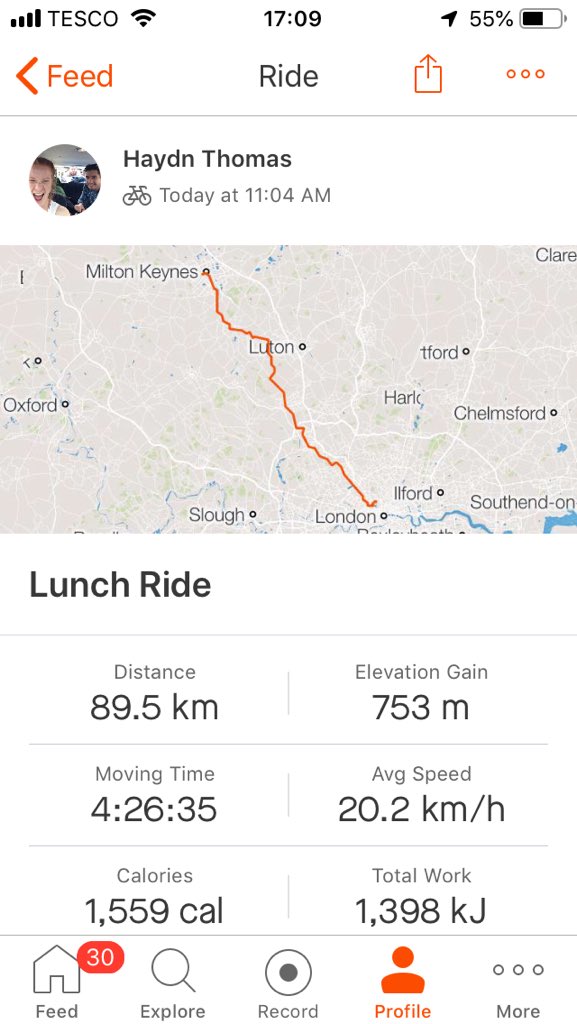BrewdogDerailleur (@bdderailleur) on Twitter photo Legs feeling that one - it’s been a while since the summer and the fitness has fallen off just a wee bit.
Nothing a pint and a burger can’t solve, eh <a href="/BrewDogMK/">BrewDog Milton Keynes</a>? Legs feeling that one - it’s been a while since the summer and the fitness has fallen off just a wee bit.
Nothing a pint and a burger can’t solve, eh <a href="/BrewDogMK/">BrewDog Milton Keynes</a>?