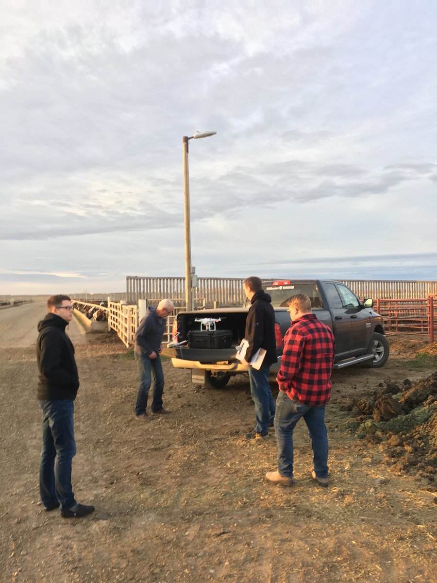 LeightonKolk's tweet photo. Year end audit, our accountants are out a counting and if Tonyโs batteries are charged up enough he will likely drone on and on. #eyeinthesky #YE2018 #bestwaytocountcows https://t.co/wryRLHhtVD
