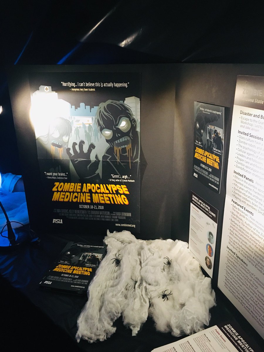 AktipisLab's tweet photo. Come learn about @zombiemeded’s #ZAMM18 & #ZAMM20 at the @ASUPsych tent! #ASUHomecoming https://t.co/NXSj5oRm3J