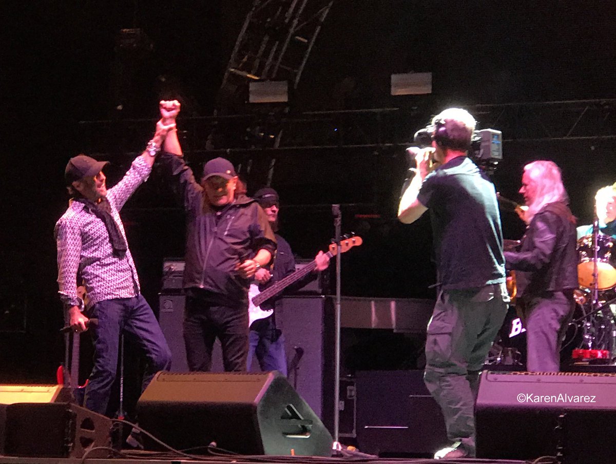 _paulrodgers's tweet photo. Brian Johnson and I in Nashville after taping his TV show “On The Road”. I’ll let you know when it airs. We had a blast. - Paul https://t.co/6kt1ZckT79