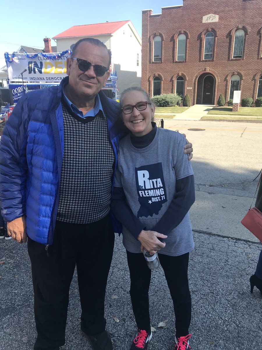 AguileraForIN's tweet photo. I was thrilled to be with @ClarkDemsIN  today at Push to the Polls! I couldn’t be more excited or proud to run on a ticket with the great candidates from southern Indiana! @annaforindiana @janne4clark @LizForIndiana @JimHarperIN @NinthCDDems https://t.co/cElH99oluJ