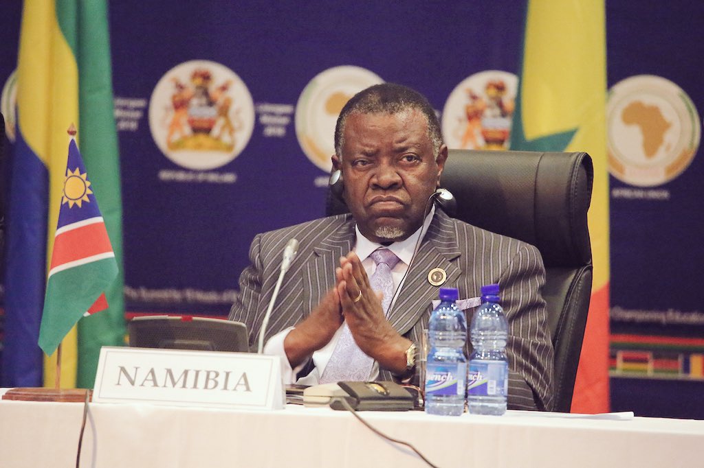 hagegeingob's tweet image. Education is the greatest equalizer. I returned from a 1 day AU summit of C10 champions of education, science and technology. We committed to double our efforts in science and technology. Namibia pledges to increase Gross expenditure for Research and Development to 1% by 2022.
