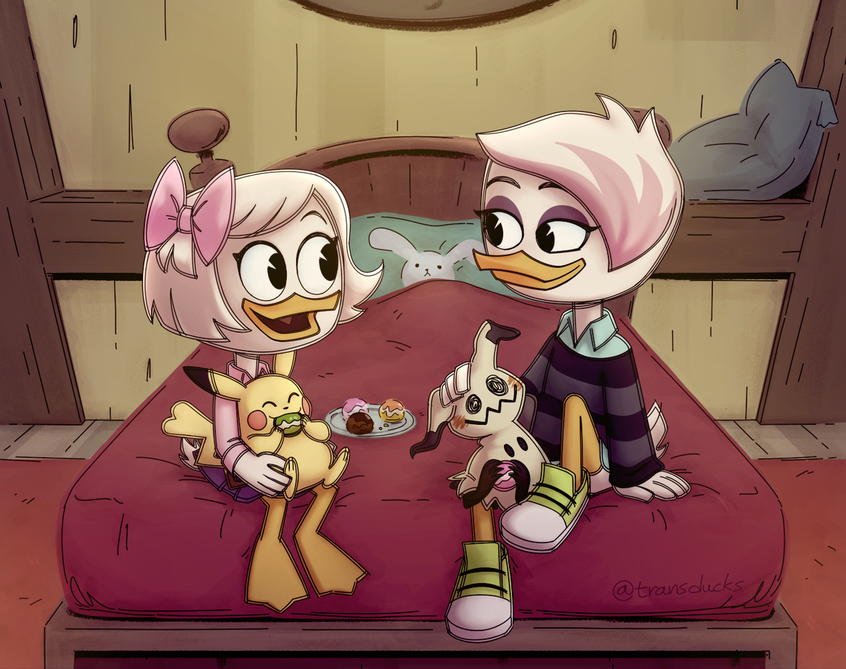 transducks's tweet photo. always gotta have a pokemon AU ✨#DuckTales https://t.co/CLPqNhk79c