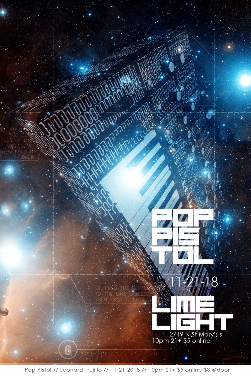 catch Pop Pistol live at <a href="/limelightsa/">Limelight SA</a> November 21 with DJ Rise of House Nation bringing those soul grooves
ticketfly.com/event/1780027-…