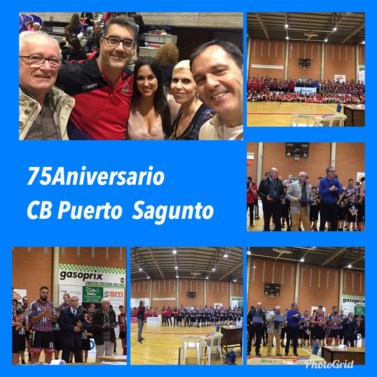 Con mi club de toda la vida, el <a href="/CBPuerto/">C.B. Puerto Sagunto</a> , en un día muy especial, la presentación de los equipos, celebración del 75 aniversario y entrega de placas a quienes lo han sido todo en el club
Reencuentro con entrenadores, jugadores, compañeros, amigos ¡todo un lujo!  🏀🏀🏀