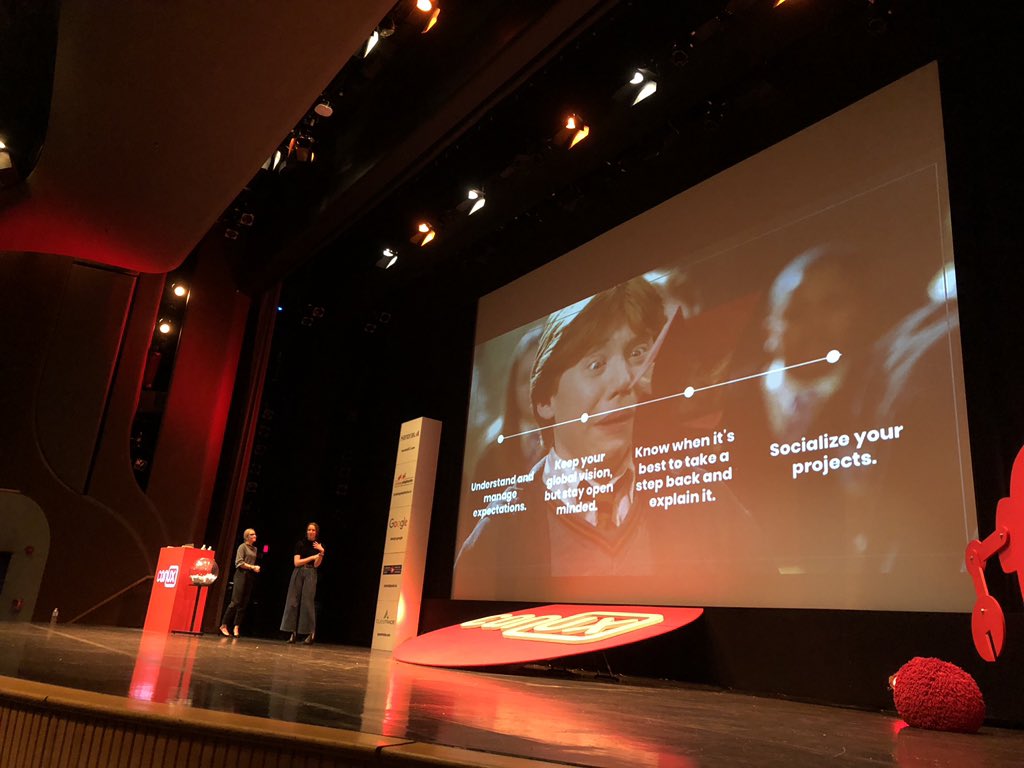 canuxconf's tweet image. Summing up the metaphorical train journey of a successful UX project is this slide from @realcheval &amp;amp; @miszynski at #CanUX