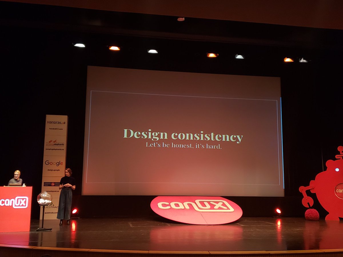 beckyjeong's tweet image. "In summary: 1. Understand and manage expectations 2. Keep your global vision, but stay open minded 3. Know when it's best to take a step back and explain it 4. Socialize your projects 📝✔" @miszynski @realcheval @nationalbank @havas @canuxconf #CanUX #UX #design #consistency
