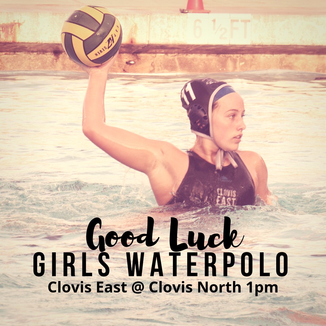 Good luck today to <a href="/WolfpackPolo/">Wolfpack Water Polo</a> and <a href="/CEGirlsH2OPolo/">CE Girls Water Polo</a>! #wolfpackpride